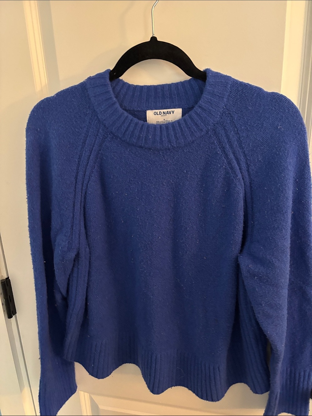 Women's Cozy Crewneck Sweater in Royal Blue